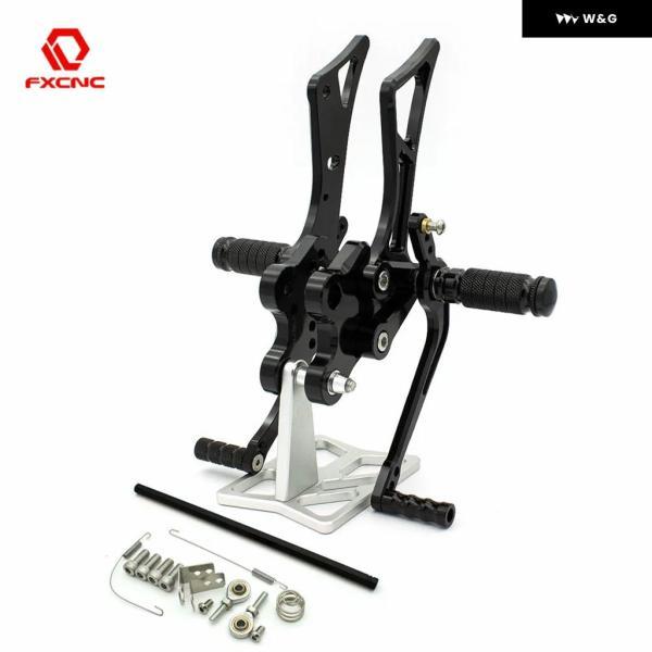 並行輸入品 オートバイ バイク CNCアルミ リアセット フットペグ フットペグ ペダル ヤマハ FZ1 FZ8 FAZER 2001-05 フットレスト フットペグ パーツ_1