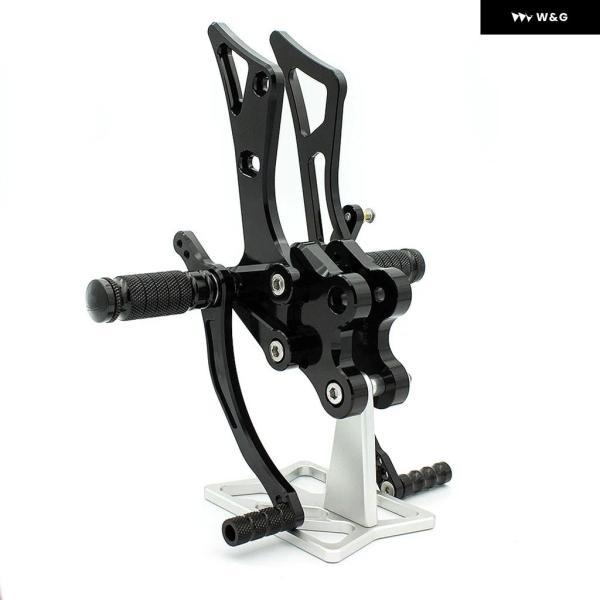 並行輸入品 オートバイ バイク CNCアルミ リアセット フットペグ フットペグ ペダル ヤマハ FZ1 FZ8 FAZER 2001-05 フットレスト フットペグ パーツ_2