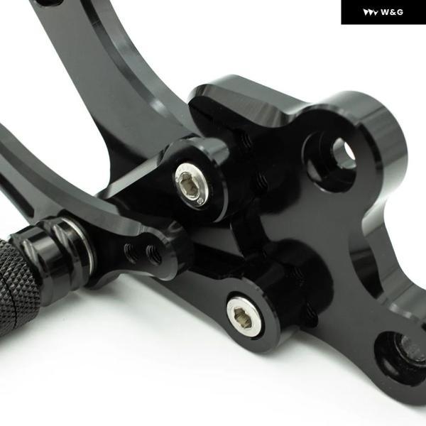 並行輸入品 オートバイ バイク CNCアルミ リアセット フットペグ フットペグ ペダル ヤマハ FZ1 FZ8 FAZER 2001-05 フットレスト フットペグ パーツ_4
