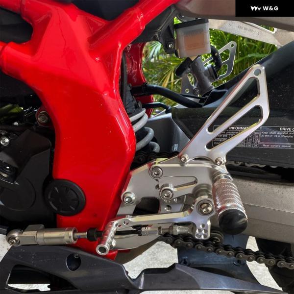 並行輸入品 ホンダ CBR250RR RR 2017 2018 2019 オートバイ バイク リアセット フットレスト フットペグ フットレスト ペグ リアペダル_1