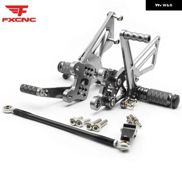 並行輸入品 カワサキ ZX12R 2000 2001用 オートバイ バイク リアセット フットレスト CNCアルミ フットペグ ペダル リアセット_1