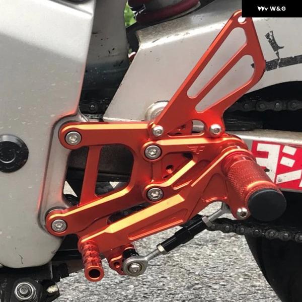 並行輸入品 ホンダ CBR150 2011-2011-17 CNC オートバイ バイク リアセット フットレスト フットレスト フットペグ ペダル_2
