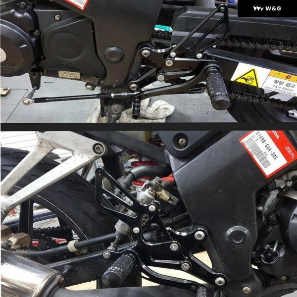 並行輸入品 ホンダ CBR150 CBR150R CBR125 2004-2010 2007-09 CNC オートバイ バイク リアセット フットレスト フットレスト フットペグ ペダル_2