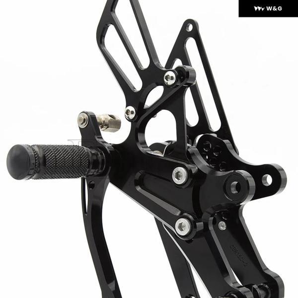 並行輸入品 ホンダ CBR150 CBR150R CBR125 2004-2010 2007-09 CNC オートバイ バイク リアセット フットレスト フットレスト フットペグ ペダル_4