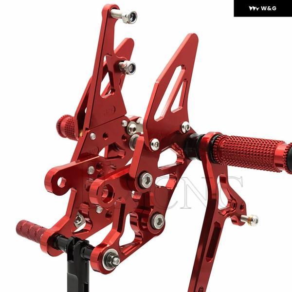 並行輸入品 ヤマハ FZ1 2006-2016 FZ8 2010-2013 オートバイ バイク リアセット フットレスト フットペグ アルミ製 リアセット フットレスト フットペグ_4