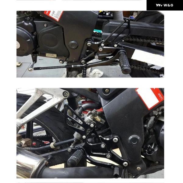 並行輸入品 ホンダ CBR150 CBR150R CBR125 2004-2010 オートバイ バイク リアセット フットペグ フットレスト CBR 150R 125 ペダル リアセット フットペグ_2
