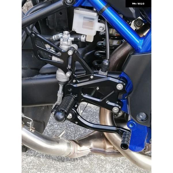 並行輸入品 スズキ SV650 SV650S 2015-24 CNC リアセット フットレスト フットペグ リアセット フットペグ_1