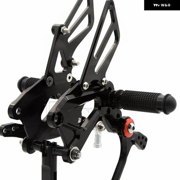並行輸入品 スズキ SV650 SV650S 2015-24 CNC リアセット フットレスト フットペグ リアセット フットペグ_3