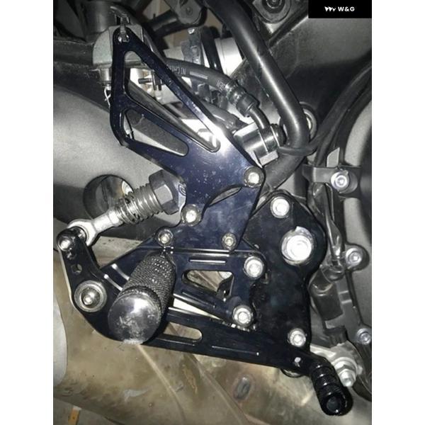 並行輸入品 ヤマハ FZ-09 MT09 MT-09 2013-2020 / XSR900 2016-2020 アルミ オートバイ バイク リアセット フットレスト リアセット フットペグ フットペグ_1