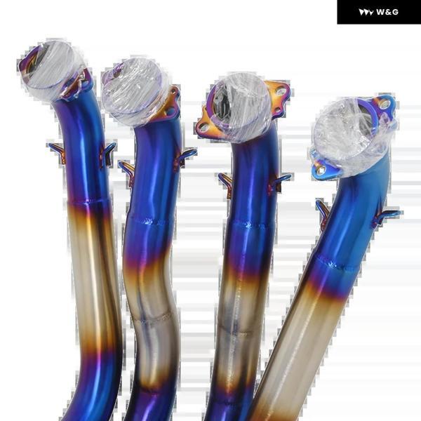 並行輸入品 BMW S1000RR 2010 - 2018 S1000R 2015 - 2018 フル システム オートバイ バイク 排気エスケープヘッダー フロントリンク パイプ 接続 60MM マフの画像