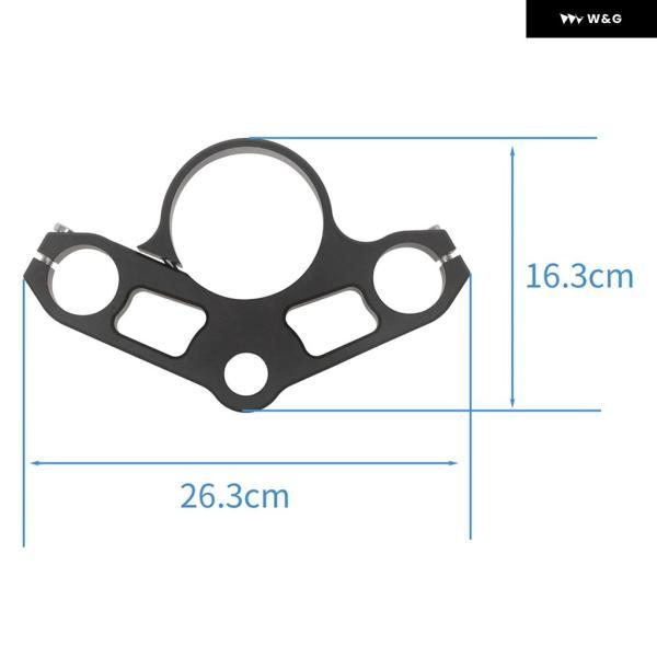 並行輸入品 BMW K75 K100RS 1982-1991 カフェレーサー アクセサリー アッパー トリプルツリー クランプ オートバイ バイク フォーク ブラケットの画像