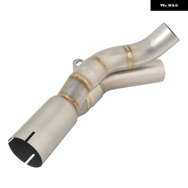 並行輸入品 オートバイ バイク 排気 システム エスケープマフラー チタン 合金 ミドル ミッドリンク パイプ スリップオン ヤマハ R1 YZF-R1 2004 2005 200の画像
