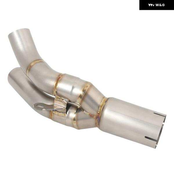 並行輸入品 オートバイ バイク 排気 システム エスケープマフラー チタン 合金 ミドル ミッドリンク パイプ スリップオン ヤマハ R1 YZF-R1 2004 2005 200の画像