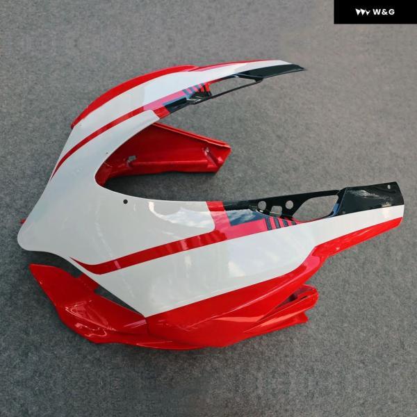 並行輸入品 ドゥカティ 899 1199 PANIGALE 2012 - 2015 2013 2014 12 13 14 15 オートバイ バイク フロントアッパー フェアリング ヘッドライト カウルノー_1