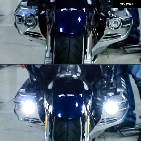並行輸入品 GOLDWING 1800 GL1800 GOLD WING TOUR LED フォグライト キット LED フォグランプ ストロボ ホンダ GOLD WING DCT GOLD WING TOUR DCT 2018-20_3