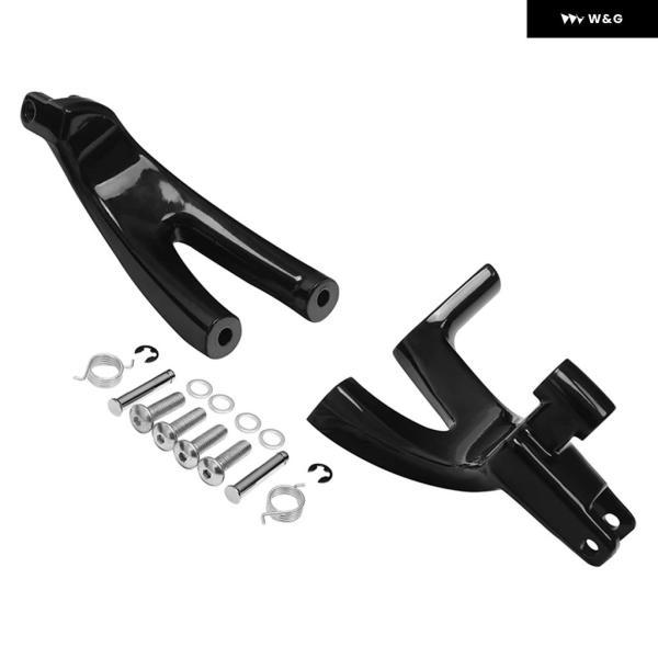 並行輸入品 フロントドライバー フットペグ マウント ブラケット キット ハーレー FLSB FXFB FXFBS FXBR FXBRS FXDRS 2018-2024 オートバイ バイク アクセの画像