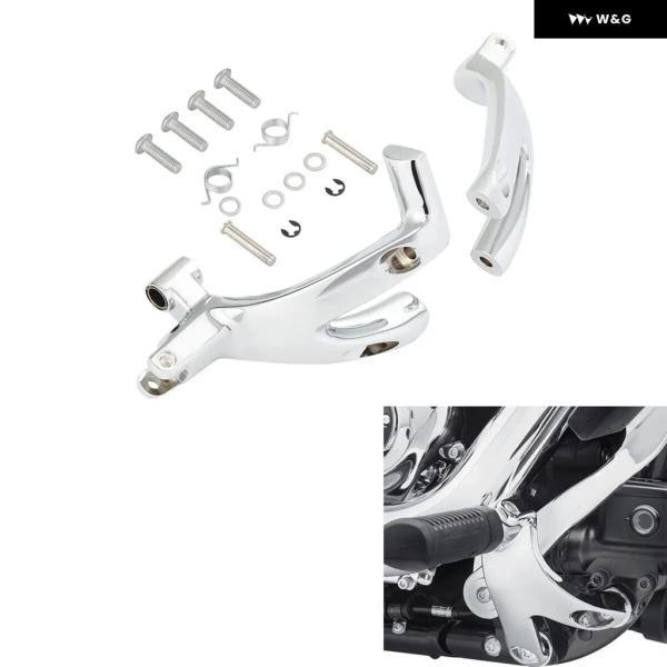 並行輸入品 フロントドライバー フットペグ マウント ブラケット キット ハーレー FLSB FXFB FXFBS FXBR FXBRS FXDRS 2018-2024 オートバイ バイク アクセの画像
