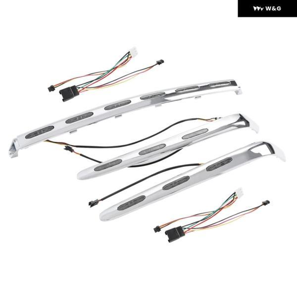 並行輸入品 ホンダ ゴールドウイング 1800 GL1800 2001-2011 2010 2009 2005-07 04用 オートバイ バイク サドルバッグ と トランク 装飾 トリム LEDライト_4