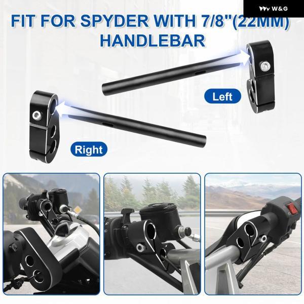 並行輸入品 アルミ ハンドルバー ライザー プルバック ハンドルバー ライザー CAN AM SPYDER RS RS-S GS 2008-12 オートバイ バイク アクセサリー_3