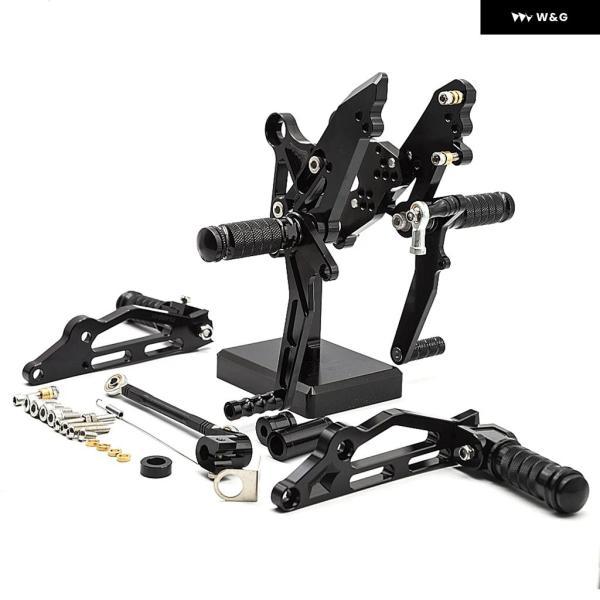 並行輸入品 オートバイ バイク リアセット フットレスト ホンダ GROM MSX125 MS X125 2012-2016 フットペグ ペダル アルミ GP シフター リアセット フット_2