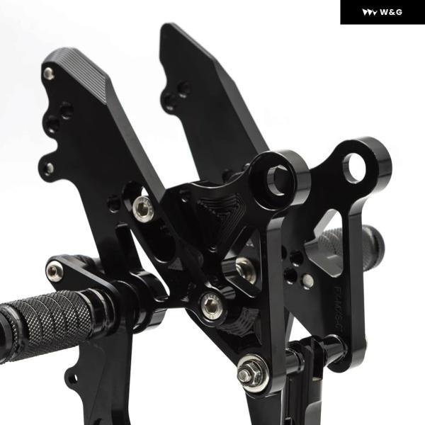 並行輸入品 オートバイ バイク リアセット フットレスト ホンダ GROM MSX125 MS X125 2012-2016 フットペグ ペダル アルミ GP シフター リアセット フット_4
