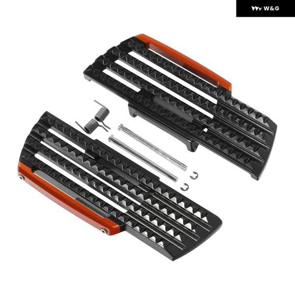 並行輸入品 ハーレー ファットボーイ FLFB 2018-2019 デラックス FLDE 2018-2020 ソフテイル スリム FLSL 用ドライバーフロアボードキット オートバイ バイの画像