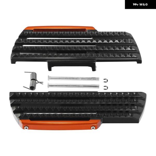 並行輸入品 ハーレー ファットボーイ FLFB 2018-2019 デラックス FLDE 2018-2020 ソフテイル スリム FLSL 用ドライバーフロアボードキット オートバイ バイの画像