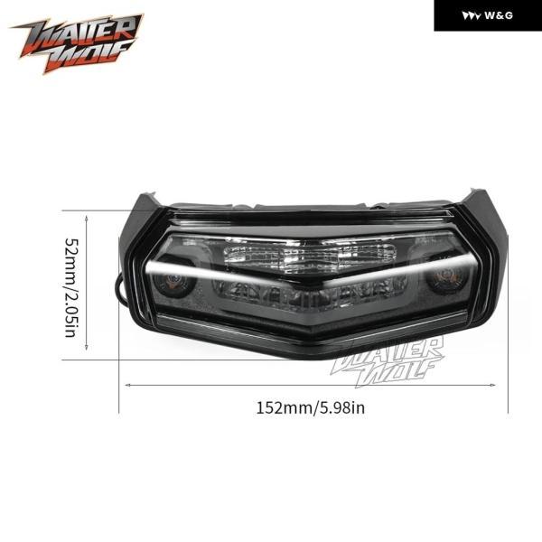 並行輸入品 ヤマハ テネレ700 ラリーワールドレイドラリーエクストリームエクスプローラー用 LED一体型 テールライト ブレーキウィンカー デイタイム ランの画像