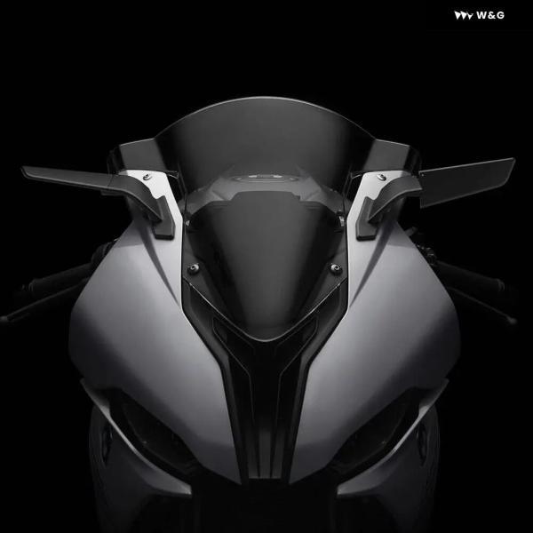並行輸入品 BMW S1000RR 2019-2024に適合 ブラック オートバイ バイク ウィングバックミラー カスタム アクセサリーの画像