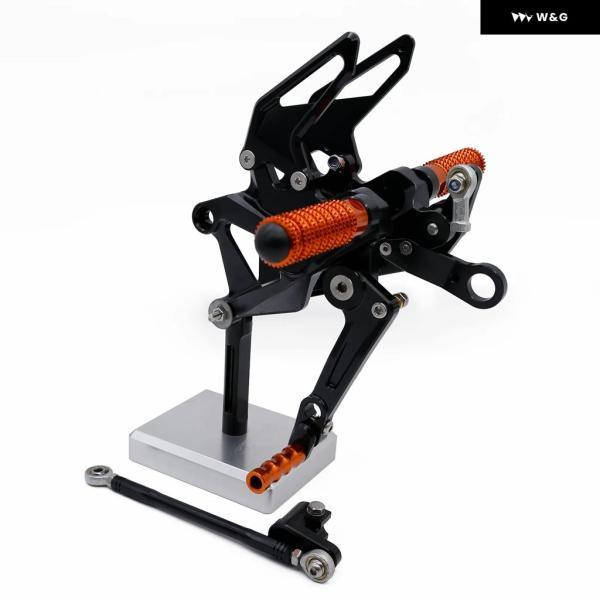 並行輸入品 DUKE390 DUKE 390 2024 2025用 オートバイ バイク CNCアルミ フットペグ フット リアセット ペグペダルアクセサリー_4