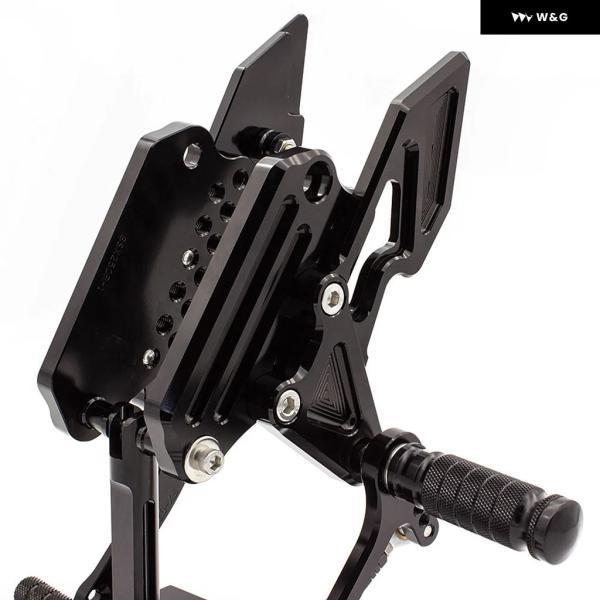 並行輸入品 スズキ GSX250R GSX150R 2016-2020 2019 CNCアルミ調整可能 オートバイ バイク リアセット フットレスト シフト ギア レバー フットペグ ペダル_2