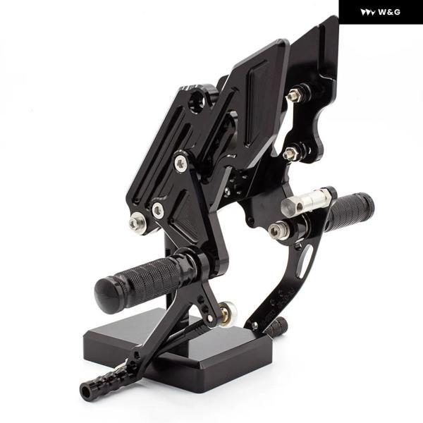 並行輸入品 スズキ GSX250R GSX150R 2016-2020 2019 CNCアルミ調整可能 オートバイ バイク リアセット フットレスト シフト ギア レバー フットペグ ペダル_5