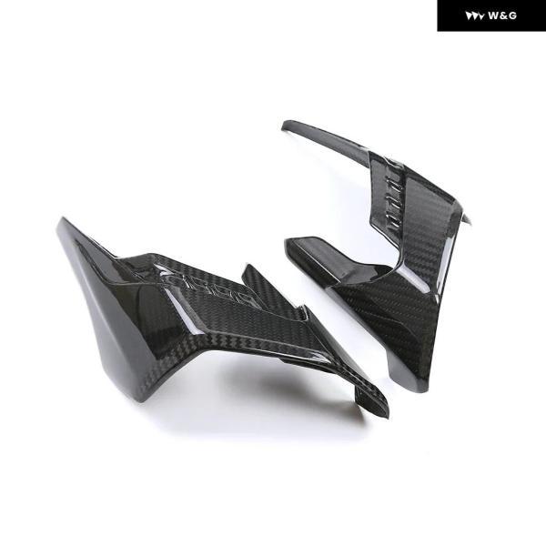 並行輸入品 ホンダ CB650R 2019-2022 2023 100%カーボン サイドダウンフォースネイキッドスポイラー ウィングレット フェアリング オートバイ バイク アクの画像