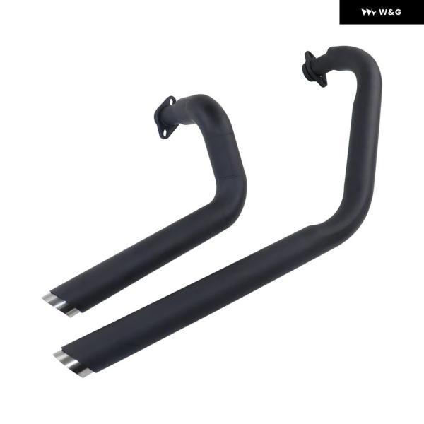 並行輸入品 オートバイ バイク 排気フル システム スラッシュカット サイレンサー チューブ デュアルマフラードラッグ パイプ カワサキ EN800 VN800 VULCA_2