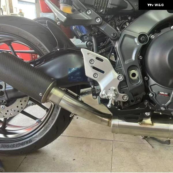 並行輸入品 ヤマハ YZF MT09 ステンレス オートバイ バイク エキゾーストフル システム レーシング カスタム モトクロス フロント パイプ スリップオン 20の画像