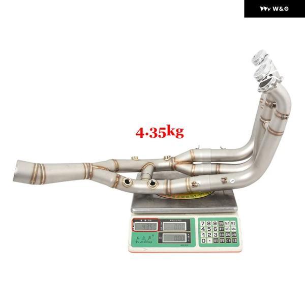 並行輸入品 BMW S1000R 2021-23用スリップオン S1000RR 2019 - 2023用 フル オートバイ バイク 排気 システム フロントリンク パイプ マフラー チューブ 付_5