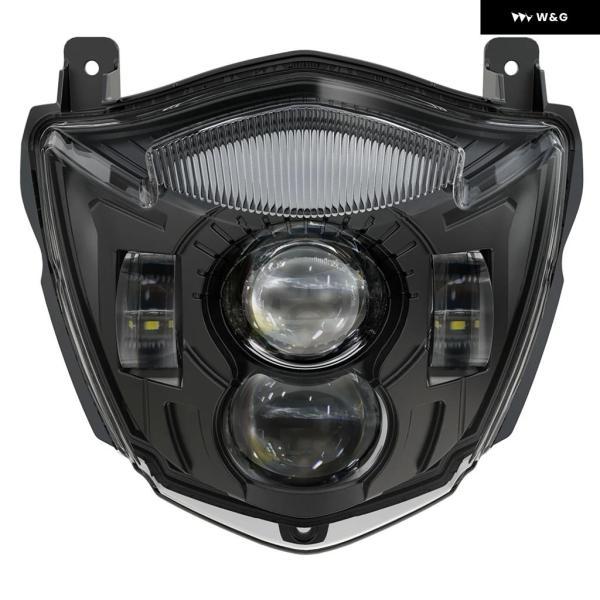 並行輸入品 ヘッドライト LED ヘッドライト アセンブリ アクセサリー ヤマハ XT660X XT660R XT 660X 660R XT660 X R 2004-2016 オートバイ バイク ヘッドラの画像