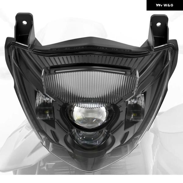並行輸入品 ヘッドライト LED ヘッドライト アセンブリ アクセサリー ヤマハ XT660X XT660R XT 660X 660R XT660 X R 2004-2016 オートバイ バイク ヘッドラの画像