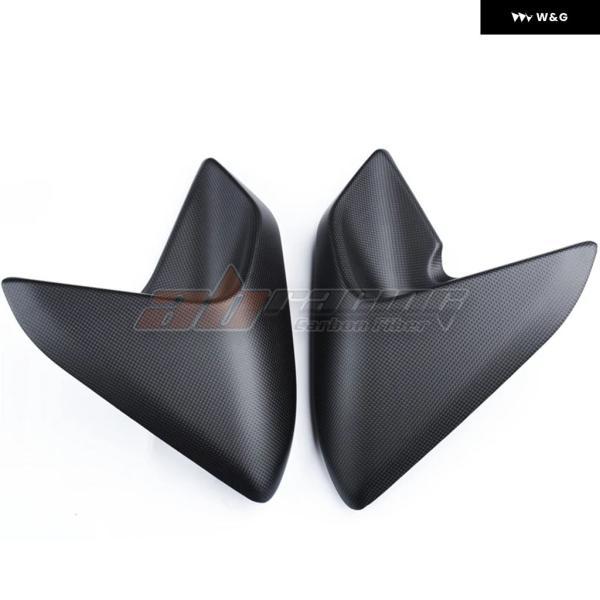 並行輸入品 フロントサイド パネル トリム カウリング フェアリング ドゥカティ DIAVEL V4 2023 カーボンフロント 100%の画像