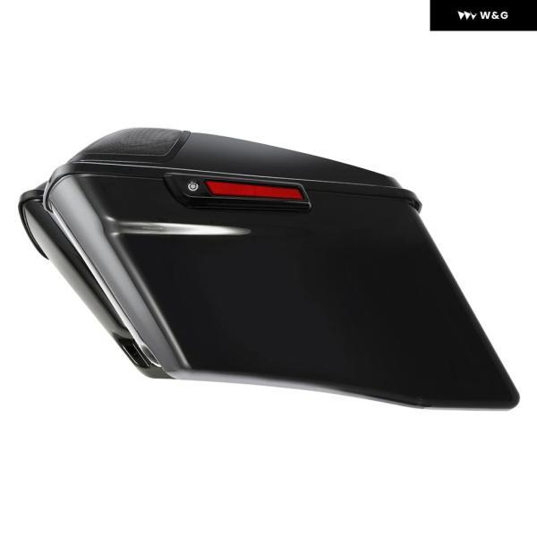 並行輸入品 4インチ拡張 サドルバッグ ハーレー ツーリング CVO ロード エレクトラ グライド ロード キング ストリート グライド FLHT 2014-2024年式用 オ