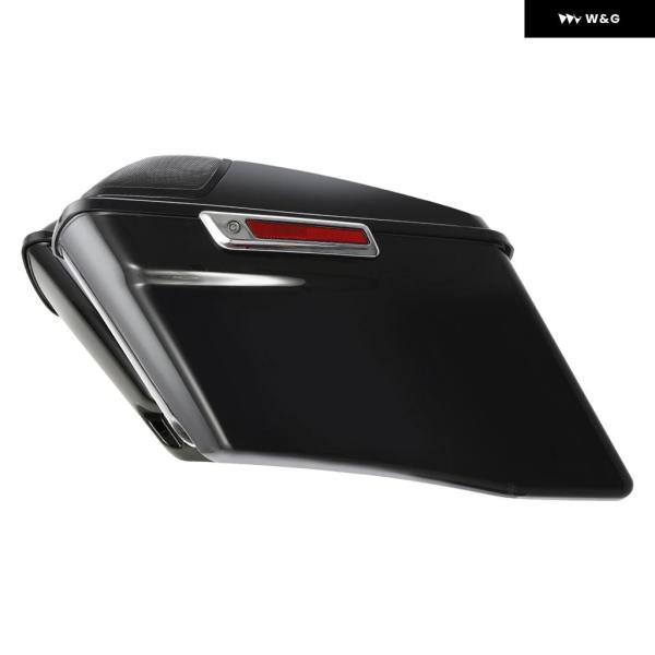 並行輸入品 4インチ拡張 サドルバッグ ハーレー ツーリング CVO ロード エレクトラ グライド ロード キング ストリート グライド FLHT 2014-2024年式用 オ