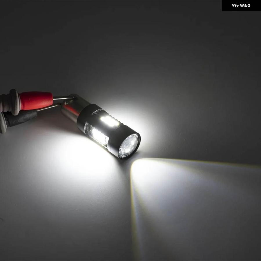 並行輸入品2個 P21W 1156 BA15S DRL LED デイタイム ランニングライト + 2個 LED フォグランプ バルブ 09-17 VW ポロ MK5 GTI ハッチ 6R 6C 61 アップデの画像