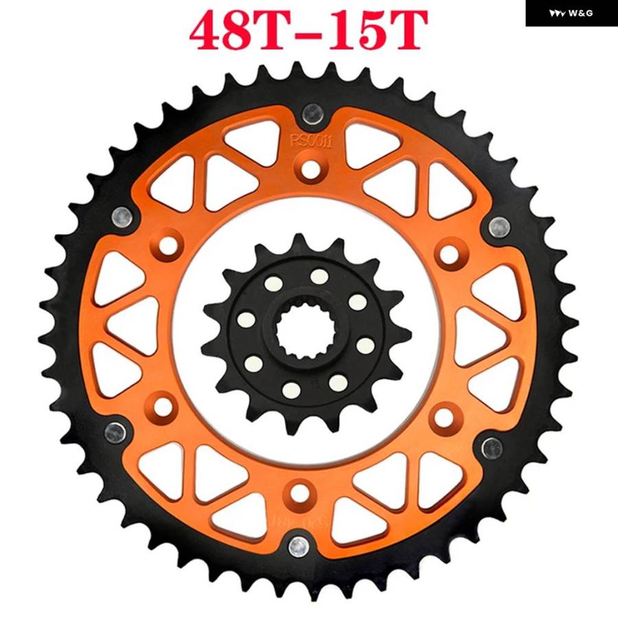 並行輸入品オートバイ 45T~52T 15T フロント リア スプロケット 690 660 400 LC4-E LC4 640 スーパーモト SMC690 SMC660 SM660 SXC625 エンデューロ | ブランド登録なし | 11