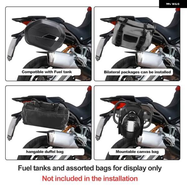 並行輸入品オートバイ サイドラゲッジラック ドゥカティ MULTISTRADA 1260 1200 ENDURO 950 /S V2 /S サドルバッグ サポート パニアラック サイド_5