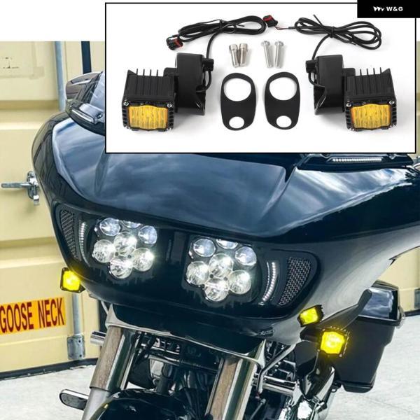 並行輸入品ハーレー ロードグライド スペシャル リミテッド FLTRK ウルトラ CVO/SE FLTRUSE 3 FLTRT 2015-2023 バイク シャークデーモン LED_1