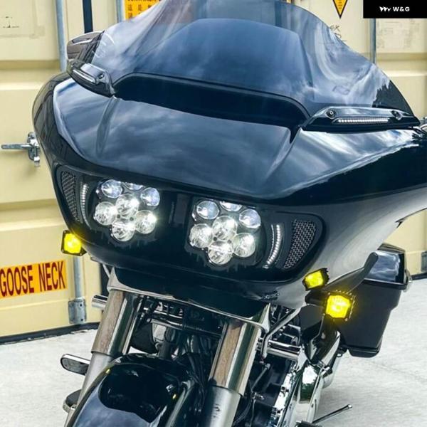 並行輸入品ハーレー ロードグライド スペシャル リミテッド FLTRK ウルトラ CVO/SE FLTRUSE 3 FLTRT 2015-2023 バイク シャークデーモン LED_3