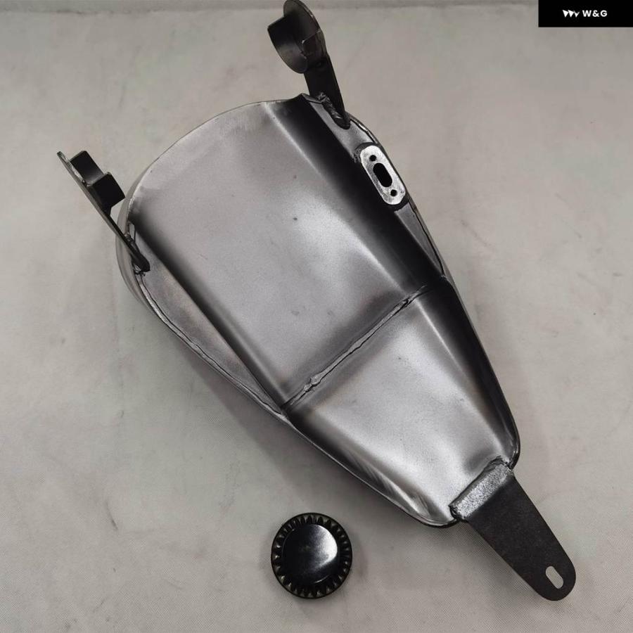 並行輸入品8L バイク ガソリン 燃料タンク ボックス ガスキャップ付き ヤマハ ドラッグスター 250の画像