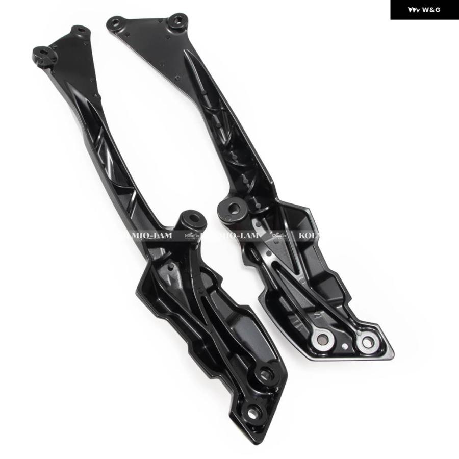 並行輸入品オートバイ アクセサリー 右左 2007 - 2012 カワサキ Z750 Z1000 2008 2009 2010 2010 2011 フレーム エンジン サポートの画像
