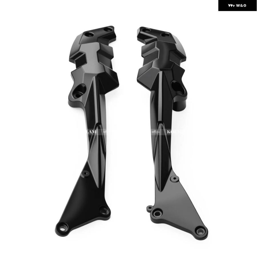並行輸入品オートバイ アクセサリー 右左 2007 - 2012 カワサキ Z750 Z1000 2008 2009 2010 2010 2011 フレーム エンジン サポートの画像