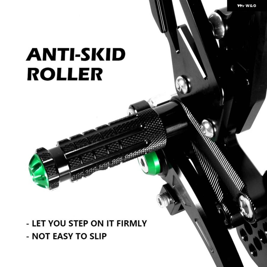 並行輸入品ZX-4R バイク アクセサリー CNC アルミ 調整可能 フット